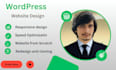 build wordpress site from scratch and remake, revamp and  rebuild wordpress site