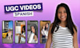 create ugc videos for tiktok and reels in spanish español
