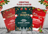 design christmas, travel, tour, party, event, medical flyer