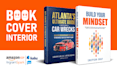 do paperback, book cover, ebook and hardcover for amazon KDP, ingramspark, lulu