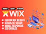 design, redesign custom wix website or wix ecommerce online store