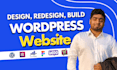 design, redesign, build wordpress website, wordpress website development