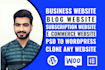 do responsive wordpress website design or business website