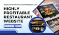 design profitable restaurant website food grocery website café catering website