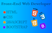 develop HTML, CSS, javascript web pages