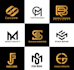 design luxury an initial letters monogram logo