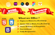 design bootstrap html css website, psd to html figma to html