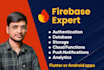integrate firebase services in your android or flutter app