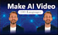 make a promotional ai spokesperson video