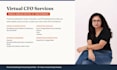 be your cfo for financial statements and projections