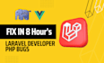 do backend laravel php HTML CSS fix, optimization