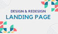 design and redesign responsive landing page by using wix and squrespace