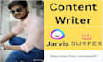 write surfer SEO optimized ai content using jarvis or jasper ai