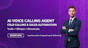 build ai  calling agent with twilio, whisper,  elevenlabs voice ai