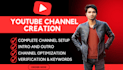 create and setup youtube channel