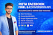set up meta facebook pixel, events, and conversion API