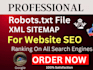 fix all kind of robots txt and XML sitemap issue