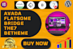 customize avada flatsome the7 bridge be theme like demo
