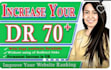 increase dr 50 domain rating ahref fast