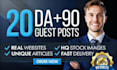 guest post on 20 websites da 60 plus