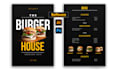 create a undefined, food menu, restaurant menu design