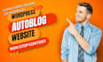 create an autoblog or autopilot automated news website adsense friendly
