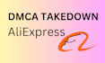 remove aliexpress and alibaba stolen product images under dmca
