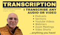 transcribe your video or audio