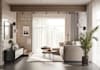 realistic render interior design living room with 3ds max