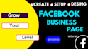 create facebook business pages, setups and designs