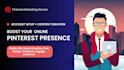 setup create pinterest boards pins promotion marketing