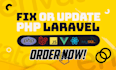 update, fix, or upgrade any PHP laravel project or server issue