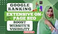 do extensive on page SEO optimization for your website