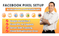 setup facebook pixel conversion API shopify, wordpress, ga4 conversion tracking
