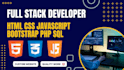 be your full stack web developer using  HTML, CSS, js, PHP