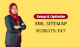setup XML sitemap and robots txt for website ranking