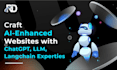 craft ai websites with chatgpt, llm, langchain expertise