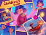 draw colorful children story book and comic pages