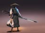 create 3d low poly character modeling