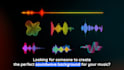 create the perfect soundwave background for your music