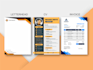 design simple and nice invoice and letterhead template