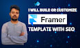 customize your framer template with SEO optimization