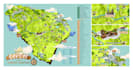 do unique map illustrations or basic location maps
