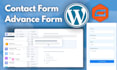 create custom wordpress contact and popup form