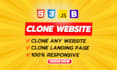 copy clone website using HTML , CSS , js and reactjs