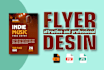 design attractive and professional flyer