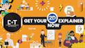 create 2d animated explainer video for you