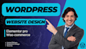 build attractive elementor website, full website creation, and wordpress bug fix