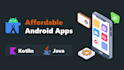 create an android app using kotlin or java in android studio