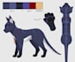 draw a reference sheet of your character